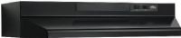 Broan F402423 Under Cabinet 24" Convertible Range Hood, Black, Four-way convertible, installs ducted 3-1/4" x 10" (vertical and horizontal), 7" round (vertical) and non-ducted; 160 CFM, 6.5 Sone (3-1/4" x 10" discharge) or 190 CFM (7" round discharge) performance; 6.5 Sone (vertical or horizontal discharge) performance, UPC 026715173198 (F40-2423 F402-423 F-402423) 