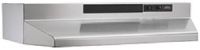 Broan F403604 Range Hood 36 Inch, Stainless Steel, 160 CFM, 6.5 Sone (3-1/4" x 10" discharge) or 190 CFM (7" round discharge) performance, Four-way convertible (F40-3604 F40 3604) 