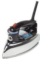 Black & Decker F67E Classic Iron with Aluminum Soleplate, Easy-fill water hole, Fabric selector, Brushed aluminum soleplate, Up-for-steam button, Comfortable handle, Power cord, Fabric guide, Water tank (F67E F-67E F 67E F67 E F67-E F67E) 