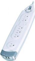 Belkin F9H710-12 SurgeMaster Home Series Surge suppressor, 7 Receptacles, Individual PC Load Rating, AC 120 V Input and Output Voltage, 1 x power NEMA 5-15 Input Connectors, 7 x power NEMA 5-15 Power Output Connectors Details, Standard Surge Suppression, 1045 Joules Surge Energy Rating, 1 x modem - phone line - RJ-11 Interfaces, 1 x power cable - integrated - 12 ft 1 x phone cable - external Cables Included, UPC 722868394045 (F9H71012 F9H710-12 F9H710 12) 