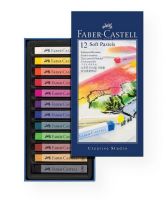 Faber-Castell FC128312 Full-Length Soft Pastel 12-Color Set; Soft pastel crayons have extremely intense colors, a silky smooth flow of color, and are very easy to mix and blend; The brilliant, vivid results achieved make them ideal for amateur artists, school art lessons and creative handicraft enthusiasts; 12-Color Set; Shipping Weight 0.37 lb; Shipping Dimensions 3.54 x 7.09 x 0.79 in; EAN 4005401283126 (FABERCASTELLFC128312 FABERCASTELL-FC128312 ARTWORK) 