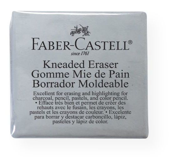 Faber-Castell FC587532 Kneaded Erasers Extra Large; Excellent for removing or highlighting chalks, charcoal, and pastels; Kneads into any shape, removes marks clearly, leaves surface smooth and bright; 12/box; Shipping Weight 0.43 lb; Shipping Dimensions 1.18 x 0.83 x 0.31 in; EAN 9555684618849 (FABERCASTELLFC587532 FABERCASTELL-FC587532 DRAWING ARTWORK)