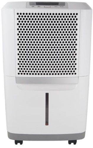 Frigidaire FAD704DWD Free-Standing Dehumidifier, 70 Pints/Day Dehumidification, 33 Liters/Day Dehumidification, 16.3 Pints Container Capacity, 194 Air CFM (High), 53.4 dB Noise Level (High), 2 Fan Speed, ENERGY STAR Certified, Ready-Select Controls, Effortless Clean Filter, Effortless Humidity Control, Improves Home Environment, UPC 012505277481 (FAD-704DWD FAD 704DWD FAD704-DWD FAD704 DWD)