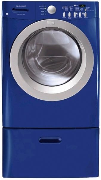 Frigidaire FAFW3574KN Affinity 3.5 Cu. Ft. Front Load Washer, Classic Blue, Stainless Steel, 7 Timer Offs/Different Cycle Selections, Advanced Rinse Technology, Automatic Temperature Control, Automatic Water Level Adjustments, UPC 012505381959 (FAFW3574-KN FAFW3574 KN FAFW3574K N)