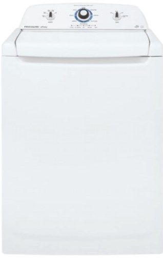 Frigidaire FAHE1011MW Affinity Free-Standing High Efficiency Top Load Washer, Classic White, 3.4 Cu. Ft. D.O.E. Total Capacity, 600 RPM Maximum Spin Speed, 8 Wash Cycles, 4 Water Temperature Selections, Our Cleanest Wash, Gentlest Wash, Fresh Water Rinse, SilentDesign, DuraMotion Tub with Lifetime Warranty, UPC 012505384028 (FA-HE1011MW FAH-E1011MW FAHE-1011MW FAHE1011M W FAHE1011)