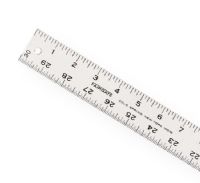 Fairgate 1005-48 Graduated Aluminum Straightedge Ruler 48"; Hardened aluminum construction and a stain-resistant matte finish offer a handsome yet practical design; Clearly marked black graduations in 16ths and 8ths of an inch on opposite edges; Shipping Weight 0.75 lb; Shipping Dimensions 48.00 x 1.5 x 0.25 in; UPC 088354160816 (FAIRGATE100548 FAIRGATE-100548 FAIRGATE-1005-48 ARCHITECTURE) 