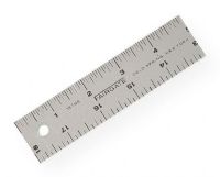 Fairgate CR18 Cork-Back Aluminum Ruler 18"; Cork backing prevents slipping and raises rule from work surface to eliminate ink smears and bleeding; Inches in 16th and 8ths; Shipping Weight 0.1 lb; Shipping Dimensions 18.00 x 1.00 x 0.12 in; UPC 088354216001 (FAIRGATECR18 FAIRGATE-CR18 FAIRGATE/CR18 ARCHITECTURE) 