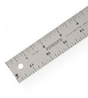 Fairgate CR24 Cork-Back Aluminum Ruler 24"; Cork backing prevents slipping and raises rule from work surface to eliminate ink smears and bleeding; Inches in 16th and 8ths; Shipping Weight 0.2 lb; Shipping Dimensions 24.00 x 1.00 x 0.12 in; UPC 088354226000 (FAIRGATECR24 FAIRGATE-CR24 FAIRGATE/CR24 ARTCHITECTURE DRAWING) 