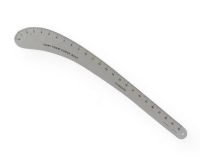 Fairgate CV202 23" Aluminum Irregular Curve Rule; Made of 1/16" thick hardened aluminum for use with drafting instruments and cutting tools; Graduated in 8ths along the leading edge to 24"; Shipping Weight 0.18 lb; Shipping Dimensions 23.00 x 5.00 x 0.12 in; UPC 088354158905 (FAIRGATECV202 FAIRGATE-CV202 DRAFTING ARCHITECTURE ENGINEERING) 
