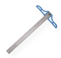 Fairgate T42T Heavy-Duty 42" Aluminum T-Square; Heavy gauge 2" wide aluminum blade with deeply cut, highly visible graduations; Blade securely riveted to durable, high-impact 14" wide plastic head; Blade graduation in 8ths and 16ths; head graduation in 8ths; 42" length; Shipping Weight 1.00 lb; Shipping Dimensions 42.00 x 12.00 x 1.00 in; UPC 088354159803 (FAIRGATET42T FAIRGATE-T42T T-SQUARE ARCHITECTURE ENGINEERING) 