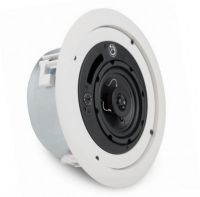 Atlas Sound FAP42TC 4" Shallow Coaxial In Ceiling Loudspeaker with 16 Watt 70, 100V Transformer and Ported Enclosure; White; Combines superior coaxial loudspeaker performance with wide dispersion and easy installation; 4 Pole detachable "Phoenix" style connector allows easy prewiring and is convenient for daisy chaining additional strategy full range speakers or subwoofers; Easy installation in drop tile or sheet rock ceilings via C ring, V rail tile bridge and "Dog Leg" mounting system (Include 