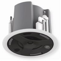 Atlas Sound FAP63T-W 6.5" Full Range In Ceiling Loudspeaker with 32 Watt 70 Volt per 100 Volt Transformer, Ported Enclosure, Safety First Mounting System, And Square White Edgeless Grille; White; 70.7 Volt per 100 Volt and 8 Ohm operation; Patented safety first mounting system enables installation without drill or screwdriver; UPC 612079191376 (FAP63T-WFAP63TW SPEAKER-FAP63T-W SPEAKERFAP63TW ATLASFAP63T-W FAP63T-W-ATLAS) 