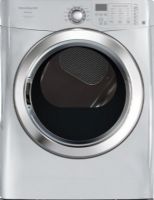 Frigidaire FASG7074LA Affinity Series 27" Gas Dryer, 7.0 Cu. Ft. Capacity, 10 Cycle Count, 25 Min - 8LB Mixed Load Quick, 5 Dryness Level Selections, End-of-Cycle Type, Drum Light, Control Lock, Sound Insulation Package, Towels/Bedding, Heavy, Normal, Casual, Delicate and Cycle Signal Lights Cycle Features, Sanitize, High, Medium, Low, Air Fluff - No Heat, More Dry, Less Dry, Normal and Damp Dry Temperature Options, Silver Color (FASG-7074LA FASG 7074LA FASG7074-LA FASG7074 LA) 