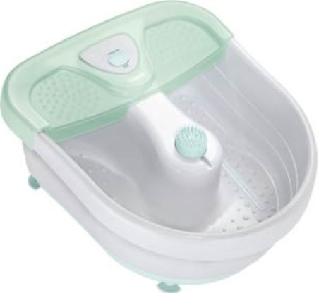 Conair FB27R Foot Bath with Heat, Bubbles & 3 Attachments, One touchpad control for the bubbles and heat, 2 bubble strips, 3 pedicure attachments with a storage attachment, Nonslip feet, Attractive translucent splashguard, UL and CUL listed (FB-27R FB 27R FB27)