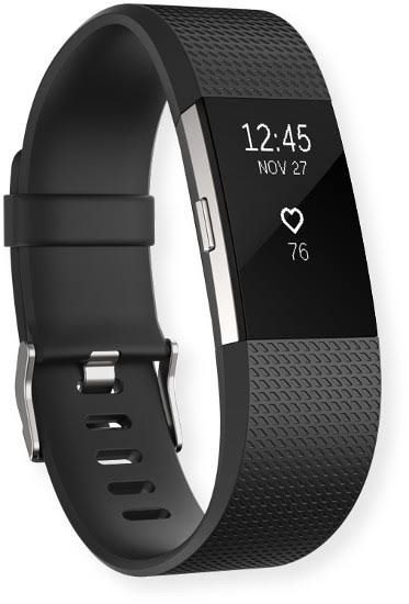 Fitbit FB407SBKS Charge 2 Activity Tracker Small Size; Black; PurePulse Heart Rate, Get continuous, automatic, wrist-based heart rate; Cardio Fitness Level, Get a better understanding of your fitness level; All-Day Activity Tracking; UPC 810351029298 (FB407SBKS FB-407SBKS FB407SBKS-FITBIT FB407SBKS CHARGE-2 FB407SBKS-CHARGE 2 FB407SBKS-SMALL-CHARGE2)
