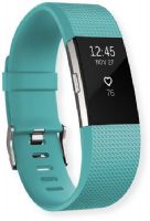 Fitbit FB407STES Charge 2 Activity Tracker Small; Teal; PurePulse Heart Rate, Get continuous, automatic, wrist-based heart rate; Cardio Fitness Level, Get a better understanding of your fitness level; All-Day Activity Tracking; UPC 810351029366 (FB407STES FB-407STES FB407STES-FITBIT FB407STES CHARGE-2 FB407STES-CHARGE 2 FFB407STES-WRIST-CHARGE2) 