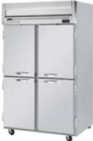 Beverage Air FB49-1HS Four Solid Doors Bottom Mounted Reach-In Freezer, Stainless Steel, 49 cu.ft. capacity, 3/4 Horsepower, Six (6) heavy duty epoxy coated wire shelves per section standard, Shelves are adjustable in 1/2" increments, Incandescent interior lighting; 6" heavy-duty casters included, two with brakes standard (FB491HS FB49 1HS FB-49-1HS FB49-1-HS) 