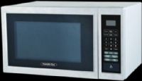 Franklin Chef FC107S Mid-sized Countertop Microwave, Stainless Steel, 1.0 cubic ft. capacity, 900 watts of total cooking power, 10 variable power levels, 6 electronic controls for one-touch cooking, Rotating glass turntable, Digital display, Child-safety lock, Programmable defrost setting, Unit dimensions 19.01 x 14.33 x 11.06, Net weight 29.90 lbs, UPC 858445003113 (FC-107S FC 107S FC107) 