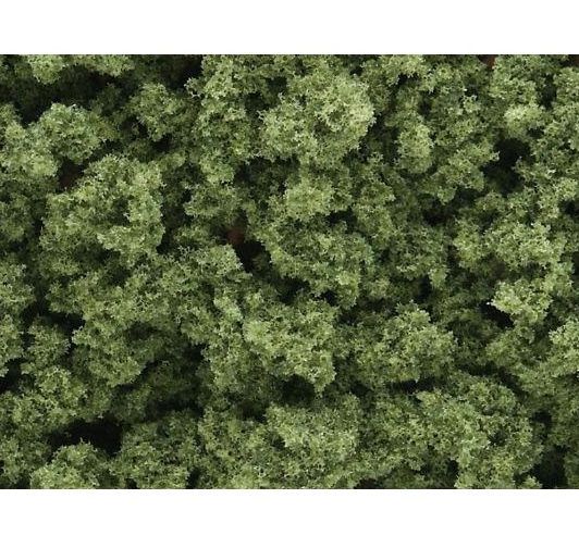 Woodland Scenics FC145 Light Green Bushes; Create light green or contrasting medium-to-high bushes and shrubs anywhere on layouts; Use forest green to model dark or conifer foliage; 18 cu in bags; Shipping Weight 0.06 lb; Shipping Dimensions 7.00 x 5.00 x 1.5 in; UPC 724771001454 (WOODLANDSCENICSFC145 WOODLANDSCENICS-FC145 WOODLANDSCENICS/FC145 ARCHITECTURE MODELING)