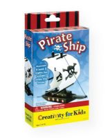 Creativity for Kids FC1475 Make Your Own Pirate Ship Mini Kit; Assemble and paint a mighty fun, wooden pirate ship model; Ages 5+; Shipping Weight 0.29 lb; Shipping Dimensions 5.00 x 2.00 x 8.5 in; UPC 092633147504 (CREATIVITYFORKIDSFC1475 CREATIVITYFORKIDS-FC1475 CREATIVITYFORKIDS/FC1475 TOYS ART) 