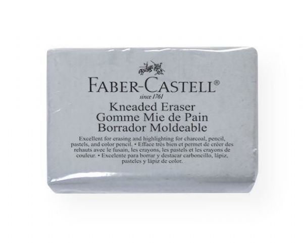 Faber-Castell FC587531 Kneaded Erasers Large; Excellent for removing or highlighting chalks, charcoal, and pastels; Kneads into any shape, removes marks clearly, leaves surface smooth and bright; 12/box; Shipping Weight 0.46 lb; Shipping Dimensions 1.69 x 1.18 x 31.00 in; EAN 9555684618818 (FABERCASTELLFC587531 FABERCASTELL-FC587531 FABERCASTELL/FC587531 ARTWORK)