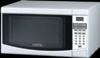 Franklin Chef FC700W Compact Countertop Microwave, Arctic White, 0.7 cubic ft. capacity, 700 watts of total cooking power, 10 variable power levels, 6 electronic controls for one-touch cooking, Rotating glass turntable, Digital display, Child-safety lock, Programmable defrost setting, Unit dimensions 17.79" x 12.67" x 10.31", Net weight 23.10 lbs, UPC 858445003083 (FC-700W FC 700W FC700) 