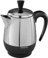 Farberware FCP240 Millenium 2-4-Cup Coffee Percolator, Stainless Steel; 4-Cup capacityand 1000 watts; Durable stainless steel construction and maintains consistent brew speed: 1-cup p/min; Stays warm when plugged in; Cool-touch handle and lid knob with rolled edges for safe and easy handling; Automatically switches to "keep warm" mode; UPC 632051030028 (FCP-240 FCP 240 FC-P240) 