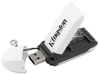 Kingston FCR-ML MobileLite 9-in-1 USB 2.0 Card Reader, Designed with a USB connector and memory expansion slots that take nine different types of SD and MMC Flash memory cards, UPC 740617115765, MobileLite lets users carry a single device to store, transfer or read data on any USB host device while using a variety of Flash cards for mobile phones, digital cameras and other devices (FCRML FCR ML)