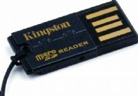 Kingston FCR-MRG2 USB microSD Reader Card reader, 1 x Hi-Speed USB - 4 pin USB Type A Connections, Microsoft Windows 2000 SP4, Microsoft Windows XP SP1 or later, Apple MacOS X 10.3.x or later, Microsoft Windows Vista, Linux 2.6 or later OS Required, UPC 740617152326 (FCRMRG2 FCR-MRG2 FCR MRG2) 