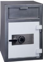 Hollon Safe FD-3020C Depository Safe, Includes one removable shelf, Combination Dial Lock, B-Rated Heavy Duty Depository Safe, 1/2" Steel Door, (5) 1.20 " chrome plated steel bolts, Internal spring loaded relocking device provides secondary line of defense, Anti-Fish baffle prevents theft through deposit doorLocks and relocker are protected by a Drill/Ballistic Resistant hardplate, UPC 713757033527 (FD3020C FD 3020C FD-3020) 