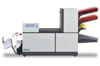 Formax FD 6204-Basic 2 Folder Inserter with two automatic sheet feeders; Two fully-automatic sheet feeders; User friendly color touchscreen display with job wizard step-by-step setup guides; Fifteen programmable fold applications; AutoSetTM one-touch setup; Fully automatic adjustments; Seal and non-seal capabilities; Tip-to-tip envelope sealing for enhanced security; Weight 165 Lbs (FD6204Basic2 FD 6204-Basic 2) 