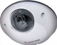 ViVotek FD7130 Mobile Surveillance Fixed Dome Network Camera, 1/4” CMOS Sensor in VGA Resolution, Wide Angle Fixed Lens, Real-time MPEG-4 and MJPEG Compression (Dual Codec), Dual Streams Simultaneously, Tamper Detection for Unauthorized Changes, Temperature Alarm Trigger, IP66-rated, Tamper- and Vandal-proof Housing, Built-in 802.3af Compliant PoE (FD-7130 FD 7130) 