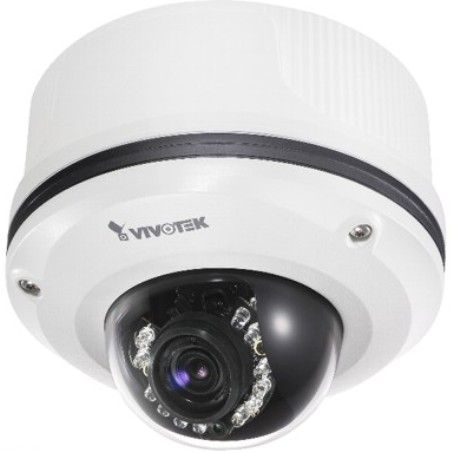 ViVotek FD7141V Outdoor WDR Tamper Detection Fixed Dome Network Camera, Wide Dynamic Range CMOS Sensor, 9 ~ 22 mm Vari-focal Lens, Removable IR-cut Filter for Day & Night Function, Built-in IR Illuminators, effective up to 15 Meters, Real-time MPEG-4 and MJPEG Compression (Dual Codec), Simultaneous Dual Streams (FD-7141V FD 7141V FD7141)