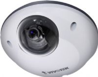 ViVotek FD7160 Mobile Surveillance Fixed Dome Network Camera, 2-megapixel CMOS Sensor, Wide Angle Fixed Lens, Real-time MPEG-4 and MJPEG Compression (Dual Codec), Multiple Streams Simultaneously, Tamper Detection for Unauthorized Changes, Temperature Alarm Trigger, Weather-proof IP66-rated Housing, Built-in 802.3af Compliant PoE (FD-7160 FD 7160) 