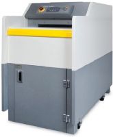 Formax FD 8806CC Industrial Conveyor Shredder; Belt-Feed Industrial Shredding System: Designed to shred entire files, stacks of computer forms, cardboard, tapes, ribbons, CDs and magnetic disks LED Control Panel: Integrated digital load indicator and sensors Front Waste Bin Access: Front cabinet door allows the shredder to be placed against a wall to maximize space savings; Weight 1008 Lbs (FD8806CC FD 8806CC) 