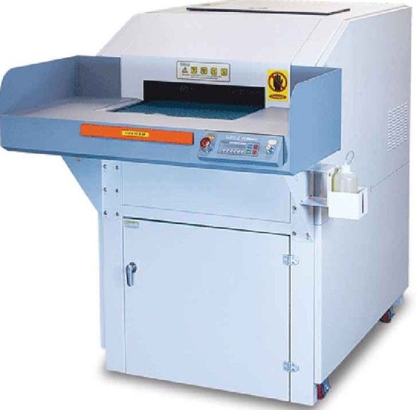 Formax FD 8904CC Industrial Conveyor Shredder; Designed to shred entire files, stacks of computer forms, cardboard, tapes, ribbons, CDs and magnetic disks; All-metal gearing; Thermal overload protection; Safety Circuit Breaker ensures safe operation; Auto Sensor stops motor automatically when waste bin is full; Safety Key Lock provides maximum control; Weight 1984 Lbs (FD8904CC FD 8904CC)