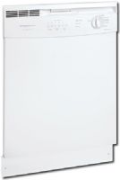 Frigidaire FDB700BFS Built-In 24-Inch Tall Tub Dishwasher, White, Alternating arm wash system, detergent dispenser, rinse aid dispenser, electromechanical controls w/ 6 EZ clean pads & timer, 2 indicator / status lights (washing & clean), center pull latch, single formed door (FDB-700BFS FDB 700BFS FDB700BF FDB700B FDB700) 