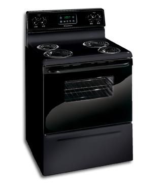 Frigidaire FEF326FB Freestanding Electric Range with 4 Coil Elements & Manual Clean Oven, 4.1 Cu. Ft. Manual Clean Oven, SmoothTouch Backguard Design, Upswept Rangetop, 2 - 8