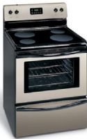 Frigidaire FEF336FM Free-Standing Electric Smoothtop Range with Manual Clean Oven, Silver Mist, 4.1 Cu. Ft. Manual Clean Oven, 2,600W Bake / 3,000W Broil, UltraSoft Black Handle, 2 Oven Racks, Extra-Large Visualite Window, Storage Drawer with Handle (FEF-336FM FEF336-FM FEF336F FEF336) 
