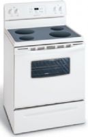 Frigidaire FEF364FS Free-Standing 30" Electric Smoothtop Range, White, 2600W Bake / 3000W Broil, 5.3 Cu. Ft. Self-Cleaning Oven with Advanced Bake Cooking System, EasySet 200 Electronic Oven Control, UltraSoft Handle, 2 Flat Oven Racks (FEF-364FS FEF364-FS FEF364F FEF364) 