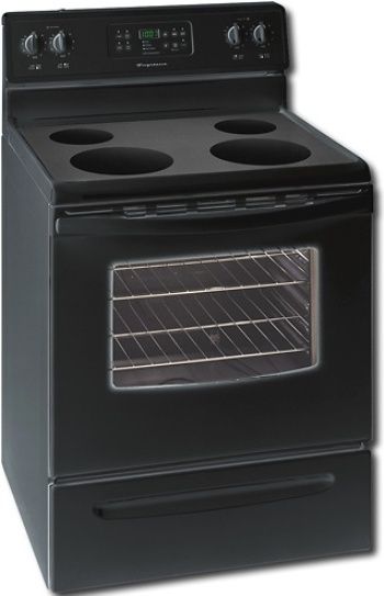 Frigidaire FEF366EB  Freestanding Electric Range with 4 Radiant Elements & Advanced Bake Cooking System, Ceramic Smoothtop Cooking Surface, EasySet 300 Electronic Oven Control, Vari-Broil - Black (FEF-366EB      FEF 366EB)