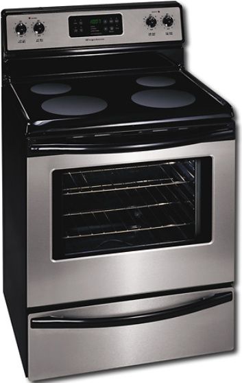 Frigidaire FEF366EC Freestanding Electric Range with 4 Radiant Elements & Advanced Bake Cooking System, Ceramic Smoothtop Cooking Surface, EasySet 300 Electronic Oven Control, Vari-Broil, Stainless Steel Front & Backguard (FEF-366EC FEF 366EC)