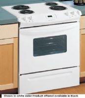 Frigidaire FES300EB Slide-In Electric Range with 4 Coil Elements & Dual Radiant Baking System, Black on Black Color, 4.2 Cu. Ft. Manual-Clean Oven with Auto-Latch Safety Lock, 3000W Bake/2750W Broil, 2 Oven Racks, 2 - 8" High-Watt Coil Elements, 2 - 6" High-Watt Coil Elements (FES300EB FES-300EB FES 300EB) 