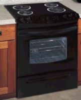 Frigidaire FES355EB Slide-In Electric Range with 4 Coil Elements & Dual Radiant Baking System, Black on Black Color, 4.2 Cu. Ft. Self-Cleaning Oven with Auto-Latch Safety Lock, 2 - 8" High-Watt Coil Elements, 2 - 6" High-Watt Coil Elements, Dual Radiant Baking System, 3400W Bake/2750W Broil, 2 Oven Racks, Porcelain Lift-Up Cooktop with Support Rod (FES355EB  FES-355EB  FES 355EB) 