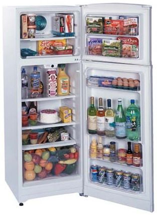 Summit FF-1062W Frost-Free Refrigerator and Top Mount Freezer 9.4 Cu.ft. with Glass Shelves- White (FF1062W  FF 1062W) 