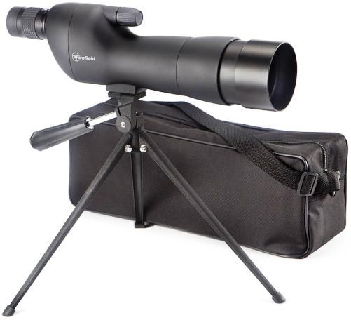 Firefield FF11017K Spotting Scope 20-60x60SE Kit, Magnification 20 - 60x, Objective Lens Diameter 60mm, Bak-4 prism, Nitrogen purged body, Durable construction, Multi-coated optics, Nylon carrying case, Adjustable tripod, UPC 810119017260 (FF-11017K FF 11017K FF11017)