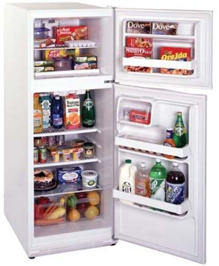 Summit FF-1270 Frost Free 11.8 Cubic Foot Refrigerator with Freezer on Top, Frost free operation, Reversible door, Interior light, Door storage for large bottles (FF1270     FF  1270)