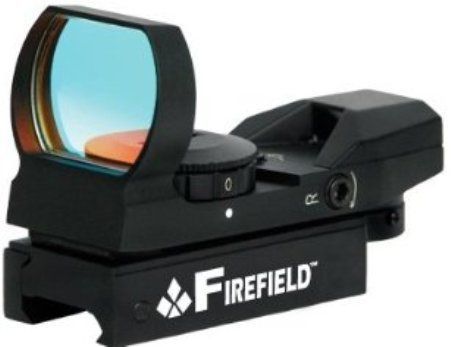 Firefield FF13004 Red/Green Reticle Reflex Sight, Power 1x, Objective aperture 33x24mm, Field of view 635m@100m, Quick & accurate target acquisition, Compact & durable, Choice of 4 reticle patterns, Red or green reticle option, Unlimited eye relief, Adjustable reticle brightness (FF-13004 FF 13004)