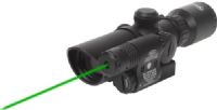 Firefield FF13017 Riflescope 1.5-5 with Attached Green Laser, Black, 1.5x-5x Magnifications, 32mm Objective lens diameter, Illuminated central crosshairs, Adjustable side mounted laser, Reticle brightness settings 1-5 levels, Duplex IR Reticle, MOA adjustment 1/2, Eye relief 105mm-90mm, Field of view (ft @ 100 yd) 42 – 14.7, Diopter adjustment 3 to -3 (FF-13017 FF 13017) 