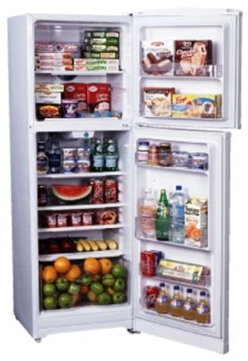 Summit FF1320W Full-size Professional Frost-free Refigerator with Top Freezer 11.0 cu.ft. Capacity, Large freezer compartment, Glass shelves, Deluxe interior, Interior light, Adjustable thermostat, Shelves Adjustable 7 levels, Door Swing Reversible (FF1320W FF-1320W FF 1320W FF1320 FF-1320)